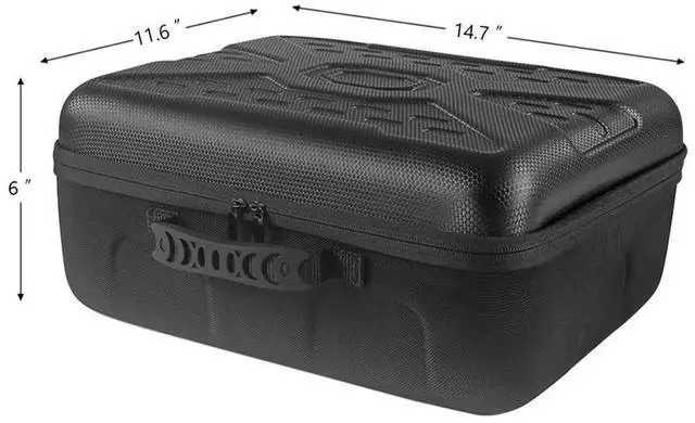Alt view image 2 of 4 - Hard Carrying Case for Xbox Series X Game Console Travel Bag Travel Carry Case for Wireless Controllers and Accessories