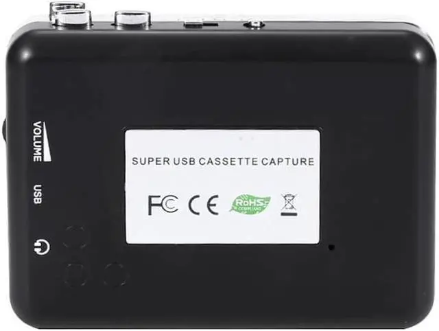 Alt view image 2 of 5 - JAENFONG USB Cassette Capture Radio Player Portable USB Cassette Tape to MP3 Converter Capture Audio Music Player Tape Cassette Recorder