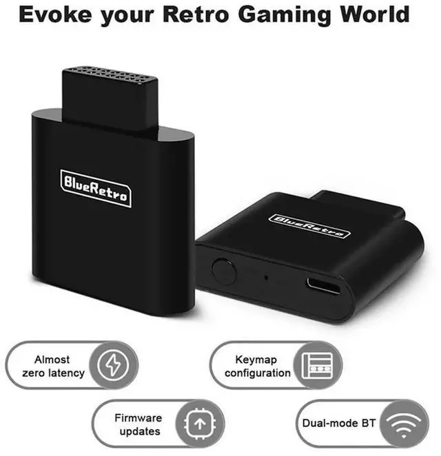Alt view image 2 of 4 - Bluetooth-compaitble Wireless Game Controllers Adapter for PS3/PS4/PS5 8bitdo Switch Xbox