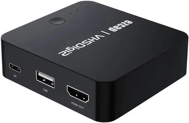 Main image of JAENFONG EzCAP181 AV Converter, Record & Digitalize Video From VHS, VCR,DVD Player To Digital MP4 Format, SD Card/USB Driver HDMI Output