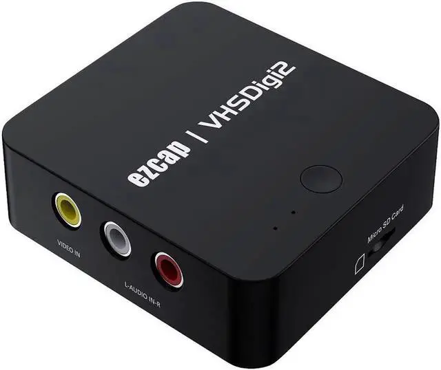 Alt view image 5 of 6 - JAENFONG EzCAP181 AV Converter, Record & Digitalize Video From VHS, VCR,DVD Player To Digital MP4 Format, SD Card/USB Driver HDMI Output