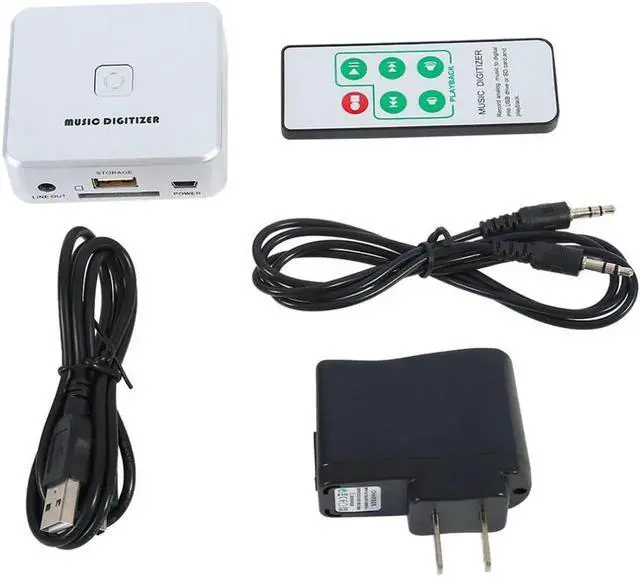 Alt view image 4 of 5 - JAENFONG Music Digitizer Converter Audio capture recorder , Convert Analog Music to USB Flash disk/ SD Card /MP3 player, No pc Required