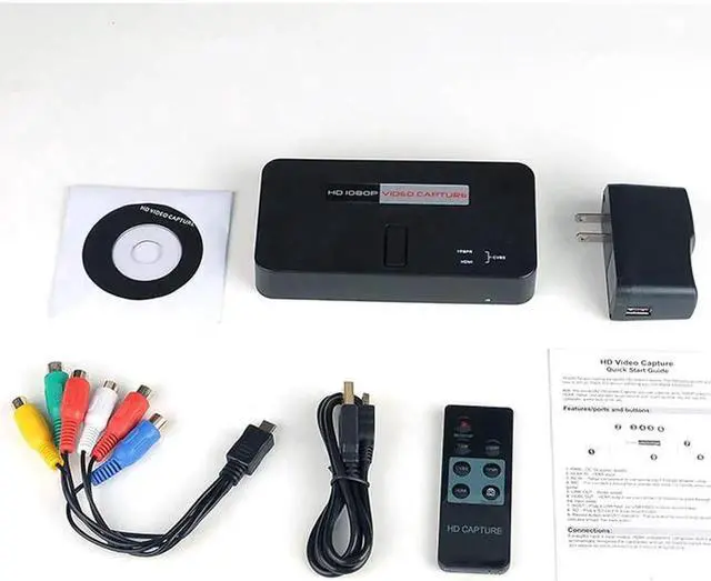 Alt view image 4 of 6 - JAENFONG vhs player converter hdmi, convert 1080P HD video into USB Flash disk SD TF Card directly, no pc requred