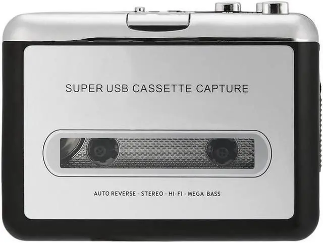 Main image of JAENFONG Portable MP3 cassette capture to MP3 USB Tape PC Super MP3 Music Player Audio Converter Recorders Players Cassette-to-MP3