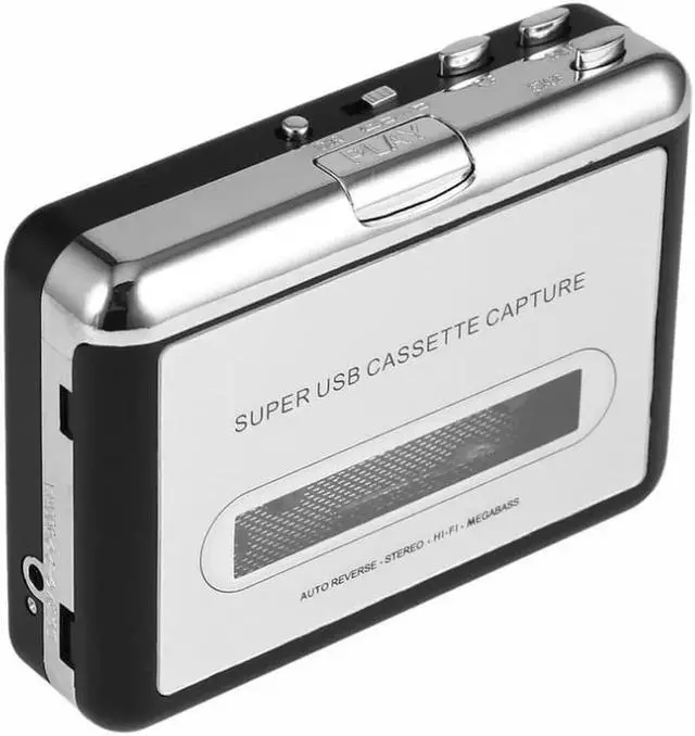 Alt view image 3 of 4 - JAENFONG Portable MP3 cassette capture to MP3 USB Tape PC Super MP3 Music Player Audio Converter Recorders Players Cassette-to-MP3