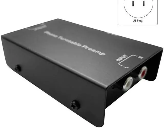 Alt view image 2 of 6 - JAENFONG PP900 Phono Turntable Preamplifier-Mini Electronic Audio Stereo Preamplifier, RCA Input and Low Noise Operation(US Plug)