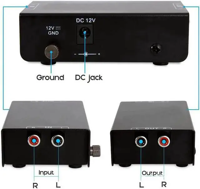 Alt view image 5 of 6 - JAENFONG PP900 Phono Turntable Preamplifier-Mini Electronic Audio Stereo Preamplifier, RCA Input and Low Noise Operation(US Plug)
