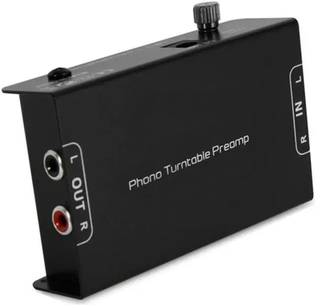 Alt view image 6 of 6 - JAENFONG PP900 Phono Turntable Preamplifier-Mini Electronic Audio Stereo Preamplifier, RCA Input and Low Noise Operation(US Plug)