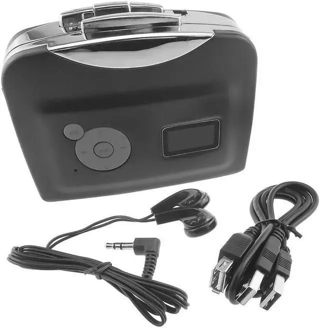 Alt view image 4 of 4 - JAENFONG Portable Cassette Player Tape to MP3 Converter Recorder Audio Player Convert Cassette To USB Flash Drive With Earphone