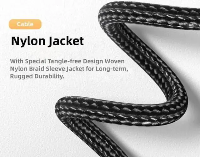 Alt view image 6 of 7 - JAENFONG Rectangle Power Thinpad X1 Input to 100W Dual Type C USB-C and Type-A Output PD Emulator Trigger Charge Cable