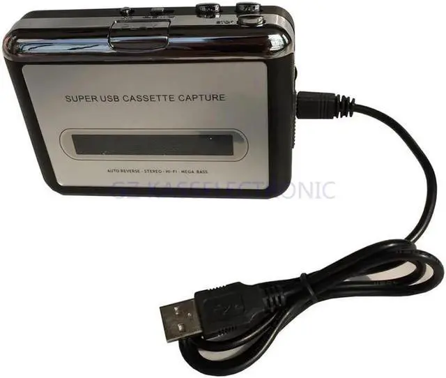 Main image of JAENFONG Cassette Player USB convert old cassette tape to mp3 portable player through PC