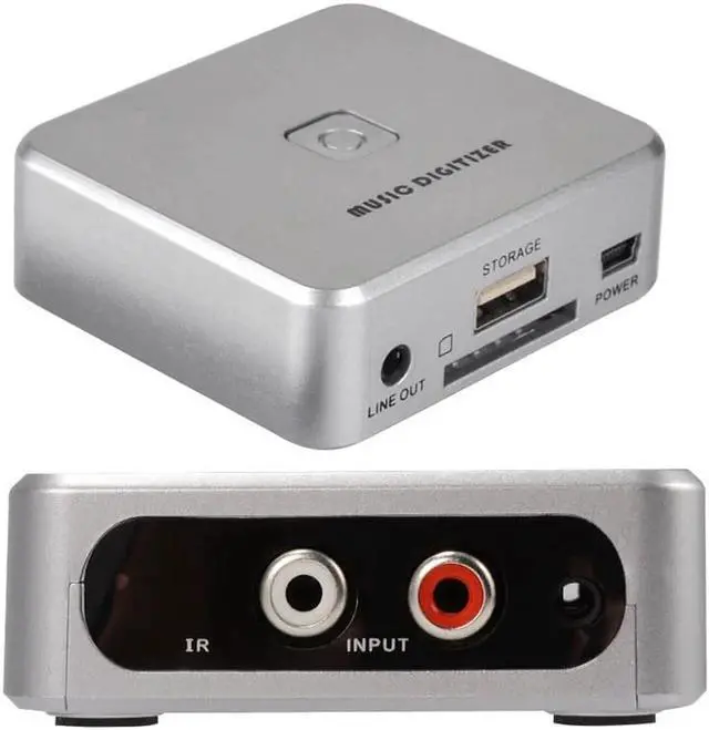 Alt view image 6 of 6 - JAENFONG Analog audio to USB Flash disk converter, convert music to mp3, save into U Driver or SD Card directly,