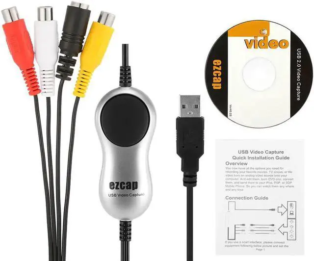 Main image of JAENFONG USB 2.0 8MM Video Tape Cassette Video Capture Game TV Box Recorder Analog Video Audio to Digital Format for Windows 7 8 10 Win10