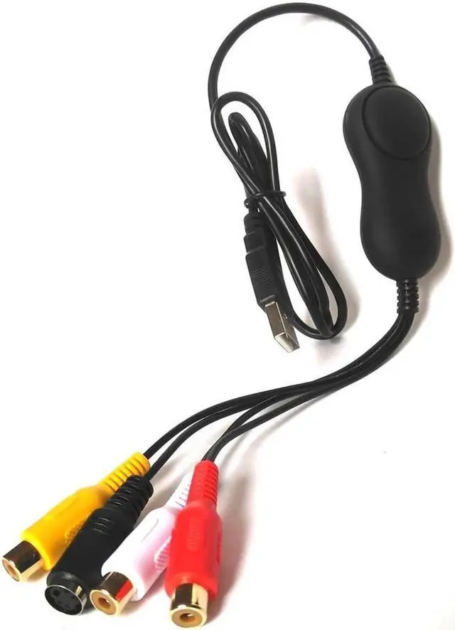 Main image of JAENFONG USB2.0 Analog to Digital Audio video Capture Converter old VHS VI8 Camcorder Converts Tapes into pc for windows 7 810