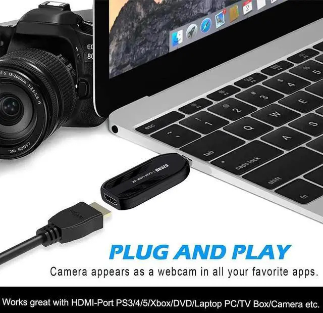 Alt view image 3 of 6 - JAENFONG ezcap331 HDMI Video Capture Card PC Live Broadcast Record Via DSLR, Camcorder, Action Cam, camera 1080p 120hz 4K@30FPS USB 3.0