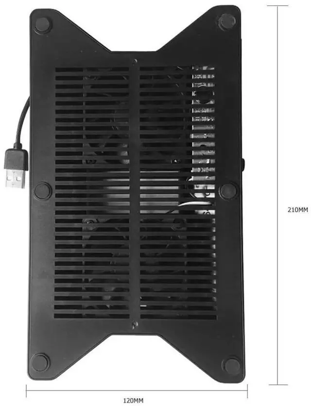 Alt view image 3 of 4 - Cooling Fan Vertical Stand Charging Dock USB 3 Hub for 4 Pro