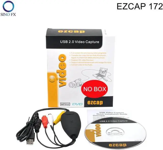 Alt view image 6 of 6 - JAENFONG Ezcap 172 USB Video Capture Convert Analog Video To Digital Format Audio Video DVD VHS Record Capture Card