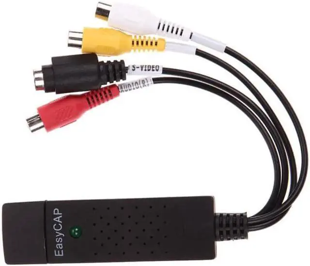 Alt view image 6 of 6 - JAENFONG Easycap USB 2.0 Video Capture TV DVD VHS Video DVR Capture Adapter Card with Audio Support Win7 for Computer/CCTV Camera