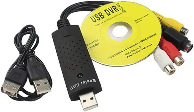 Alt view image 4 of 6 - JAENFONG USB 2.0 Easy Cap Video TV DVD VHS DVR Capture Card Easier Cap USB Video Capture Device Support Win10 Capture Card