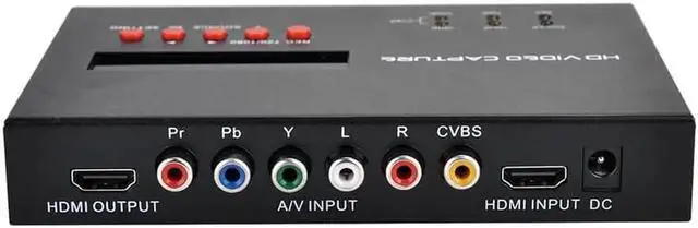 Alt view image 3 of 6 - JAENFONG Ezcap283S YPbPr AV Video Record Box Scheduled Recording 1080P HDMI Capture Card for XBOX PS3 PS4 Switch PC Game Video Capture