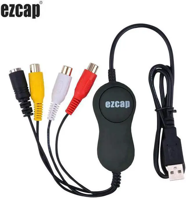 Alt view image 4 of 6 - JAENFONG EzCAP 172 1568 Upgrade To 159 USB 2.0 Audio Video Capture Stick CVBS S-Video Recording Card for V8 Hi8 DVD VHS DVR TV Camcorder