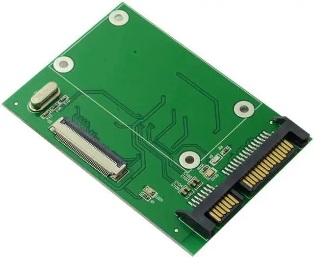 Alt view image 2 of 7 - JAENFONG 0 Pin ZIF CE 1.8 Inch SSD/HDD to SATA Adapter Board with LIF Flat Cable