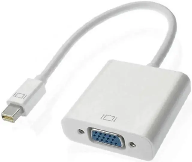 Alt view image 4 of 7 - JAENFONG Active Mini Displayport DP to VGA RGB Female Adapter Cable for Macbook Minitor Projector