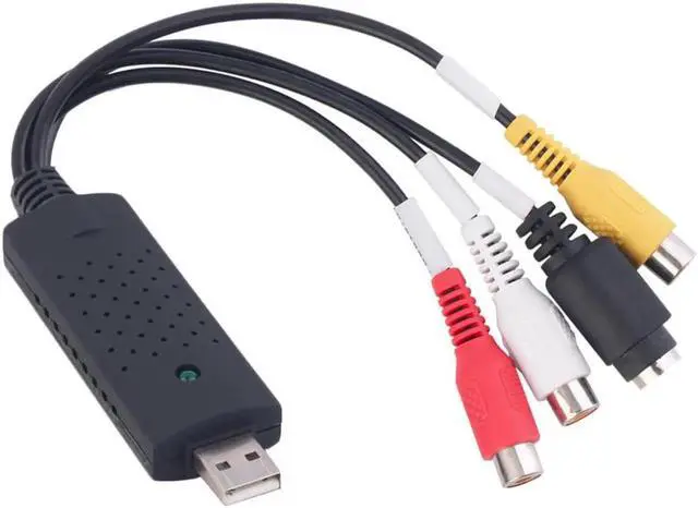 Alt view image 2 of 6 - JAENFONG Portable USB Video Capture Device USB 2.0 Easy to Cap Video TV DVD VHS DVR Capture Adapter Easier Cap support Win7/8/10/XP/Vista