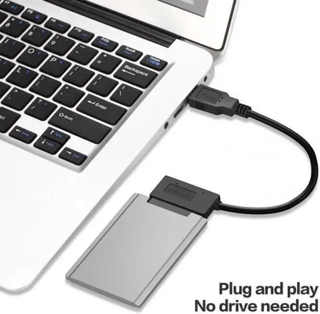 Alt view image 3 of 7 - JAENFONG USB 3.0 to Micro SATA 7+9 16 Pin 1.8" 90 Degree Angled Hard Disk Driver SSD Adapter Cable 10cm