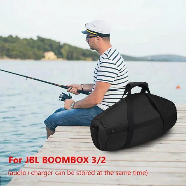 Alt view image 4 of 4 - Portable Carrying Bags with Adjustable Strap Carrying Case Protective Accessories Shockproof for JBL BOOMBOX 3/BOOMBOX 2