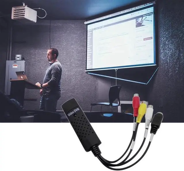 Alt view image 6 of 6 - JAENFONG USB 2.0 Video TV DVD VHS DVR Capture Adapter VHS Video Capture Card Device Support Win10 For MAC IOS Drive Free