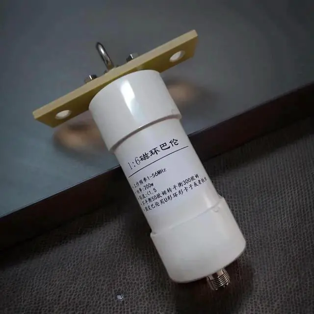 Alt view image 4 of 4 - 1:6 Balun HF Receiver SSB 50 Ohm To 300 Ohm Antenna Balun 304 Stainless Steel Ring Ratio Balun for Short Wave Communication