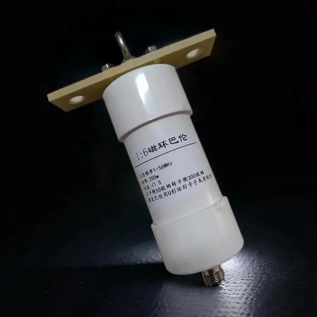 Alt view image 2 of 4 - 1:6 Balun HF Receiver SSB 50 Ohm To 300 Ohm Antenna Balun 304 Stainless Steel Ring Ratio Balun for Short Wave Communication