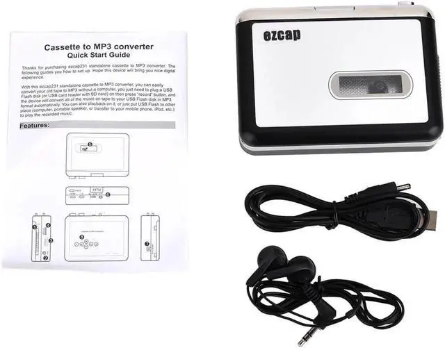 Alt view image 4 of 6 - JAENFONG cassette capture card convert cassette in MP3 converter usb walkman player USB Flash Disk directly