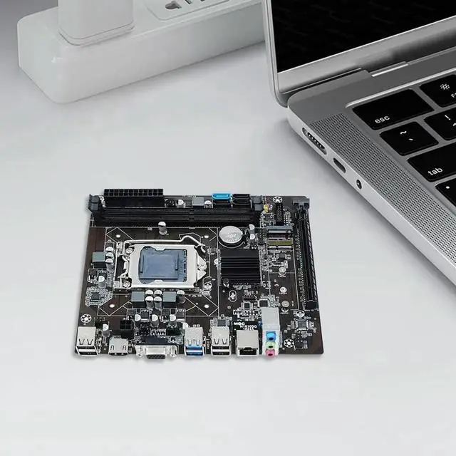Alt view image 4 of 4 - B75 Desktop Motherboard Supports M.2 NVME A1155 Computer Motherboard DDR3 M-ATX Mainboard RAM 16GB SATA2.0/3.0 for I5 3470CPU