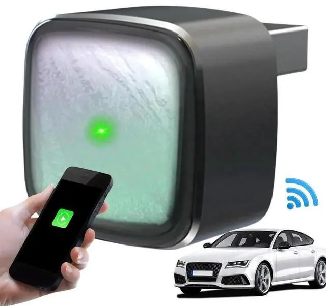 Alt view image 4 of 7 - 2 in 1 Wireless CarPlay Android Auto Adapter Plug & Play Convert Wired to Wireless Dongle for Factory Wired CarPlay Cars