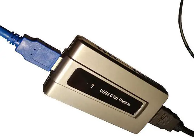 Alt view image 4 of 4 - JAENFONG HDMI to USB3.0 Game video audio capture 1080P 60fps for Windows MAC Linux, UVC, capture from HDMI video blu-ray player, PS3/4