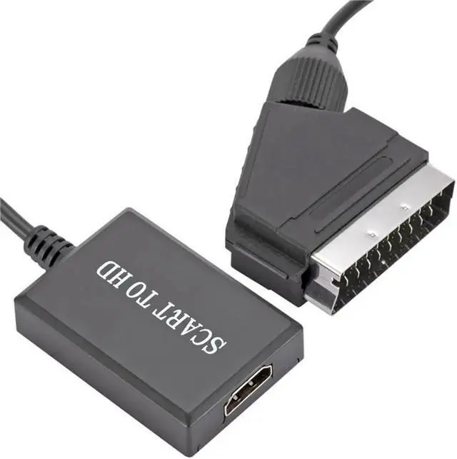 Main image of JAENFONG 1080P SCART to HD Audio and Video Cable Box Adapter HD 1080P Video Conversion