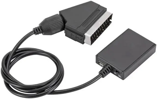 Alt view image 2 of 6 - JAENFONG 1080P SCART to HD Audio and Video Cable Box Adapter HD 1080P Video Conversion
