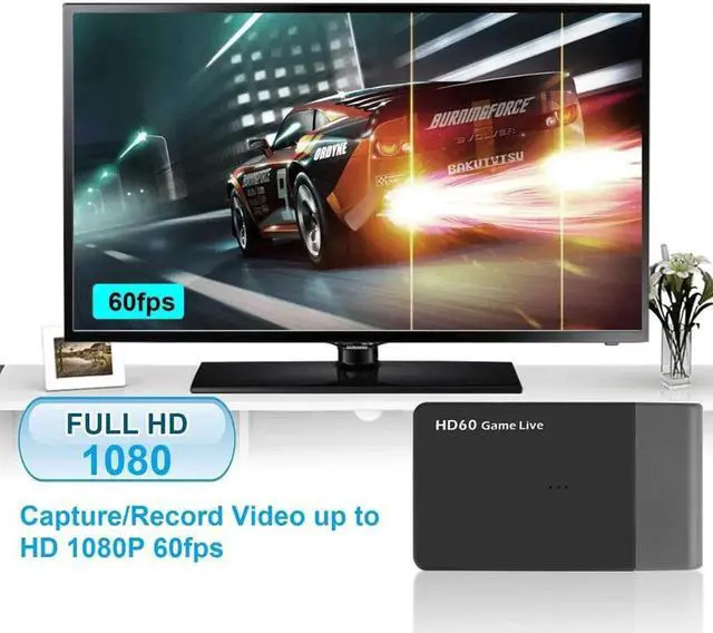 Alt view image 2 of 6 - JAENFONG EZCAP 261M USB 3.0 HD60 Video game Capture 4K 1080P Game Live Streaming Video Converter Support 4K Video for XBOX One PS4 Camera