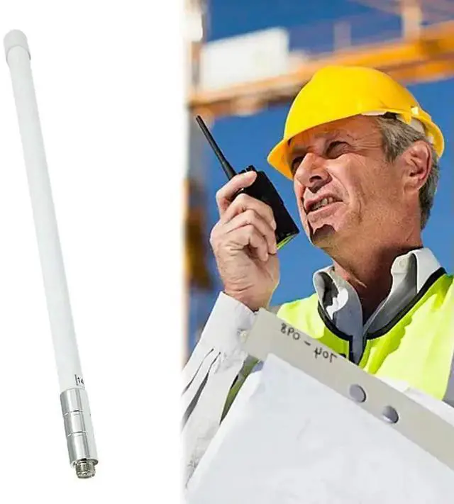 Alt view image 2 of 4 - High Gain Antenna 144/430 MHz Outdoor Omni Directional Fiberglass Base Antenna PL259 Female Connector Fiberglass Antenna