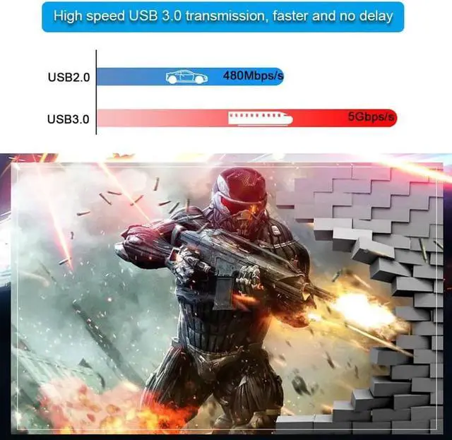 Alt view image 5 of 6 - JAENFONG EZCAP321a 4k 30hz 1080p 60fps 120fps 4K Video Recording Box HD-MI To USB3.0 HD Video Capture Card Live OBS Game Live Capture Box