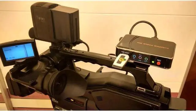 Alt view image 2 of 6 - JAENFONG YPBPR HDMI Capture Card to USB U Disk, Audio Video Recording Box 1080P Grabber for Xbox PS4 Switch PC Game Can MIC Input TV Loop