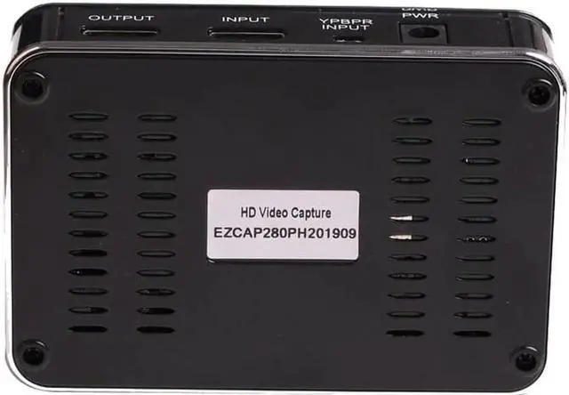 Alt view image 3 of 6 - JAENFONG YPBPR HDMI Capture Card to USB U Disk, Audio Video Recording Box 1080P Grabber for Xbox PS4 Switch PC Game Can MIC Input TV Loop