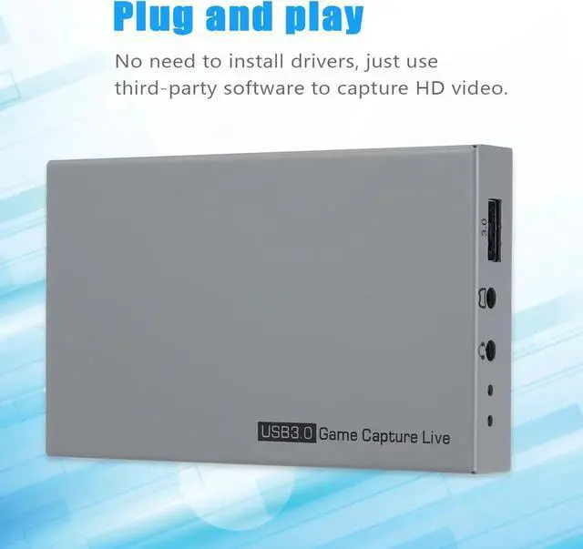 Main image of JAENFONG ezcap269 1080P HD Video Game Capture Box USB 3.0 for Live Video Support 4K Video Input and Output MIC Input Gamepad Audio Input