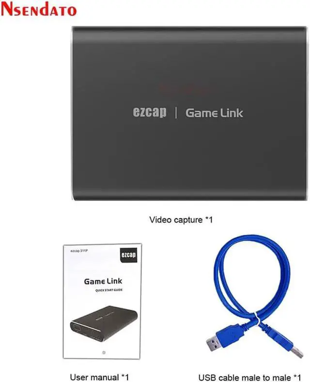 Alt view image 5 of 6 - JAENFONG Ezcap311P 4K USB HDMI Video Capture Card 1080P 60fps Live Streaming HDMI USB 3.0 Game Capture Live Boardcast Streaming Recording