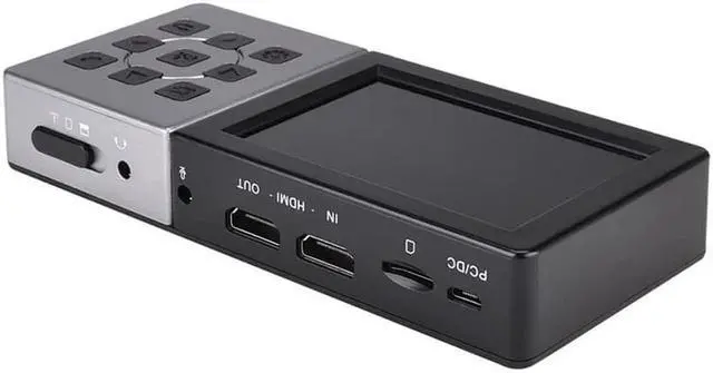 Alt view image 4 of 6 - JAENFONG Ezcap 273 HD Video Recorder Box Portable Game Capture Box with 3.5 Inch LCD Screen 1080P 60fps Game Capture Device
