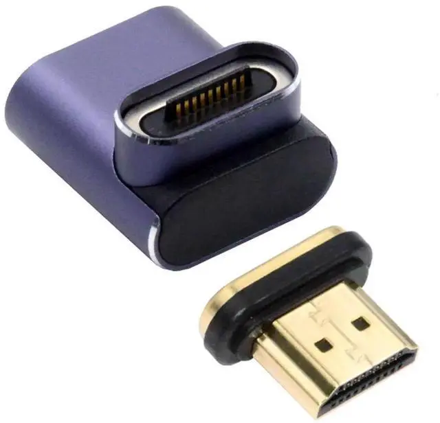 Main image of JAENFONG 90 Degree Down Angled Vertical Magnetic 8K Type-A HDMI 2.1 Male to Female Straight Video Adapter for Laptop HDTV