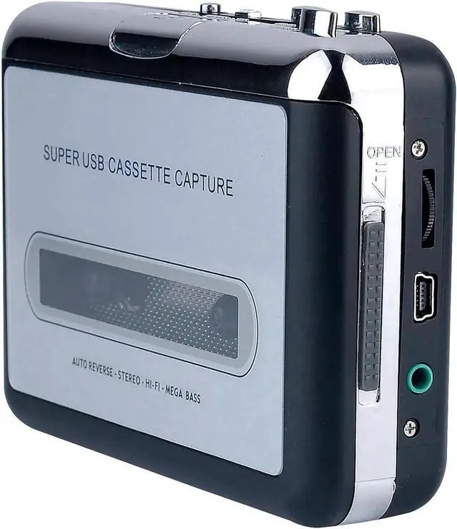 Alt view image 2 of 6 - JAENFONG Old Cassette Tape Convert to MP3 WAV Format Audio Converter Cassette To PC USB Captuer Walkman Music Player