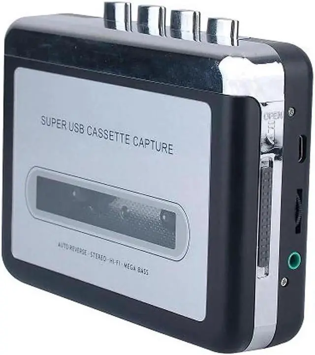 Main image of JAENFONG Mini walkman player cassette tape to cd MP3 USB casstte converter, convert analog audio to MP3 WMV format through computerR